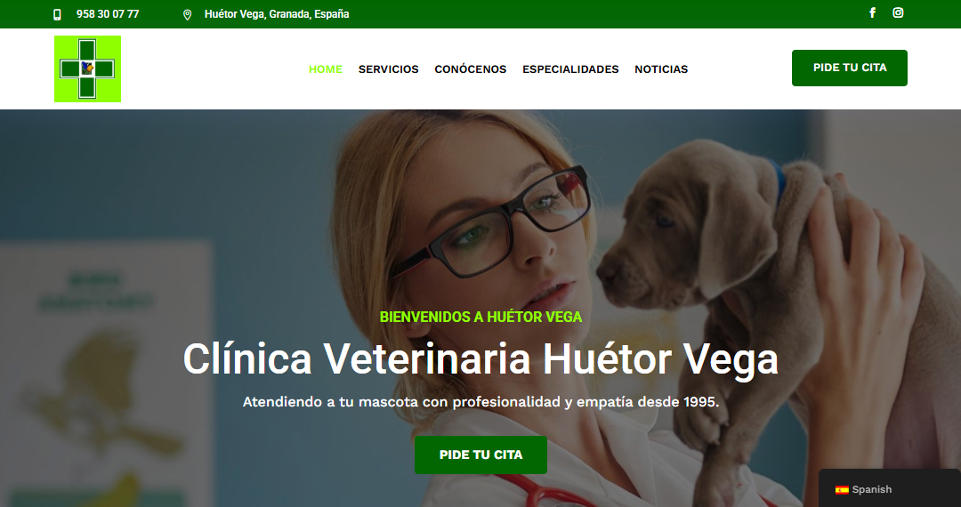 ¡Estrenamos nuevo sitio web en Clínica Veterinaria Huétor Vega!