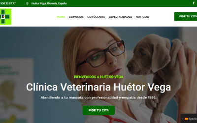 ¡Estrenamos nuevo sitio web en Clínica Veterinaria Huétor Vega!